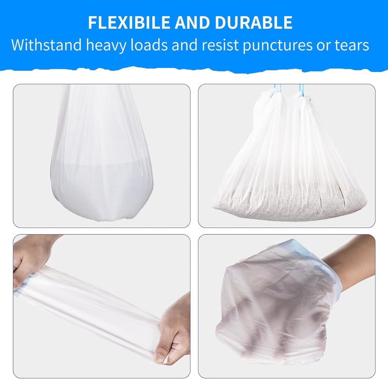 BCHARYA 120 Count Extra Large Cat Litter Box Liners, Cat Litter Waste Receptacles Bags for Cleanpethome Self Cleaning Litter Box - Image 4